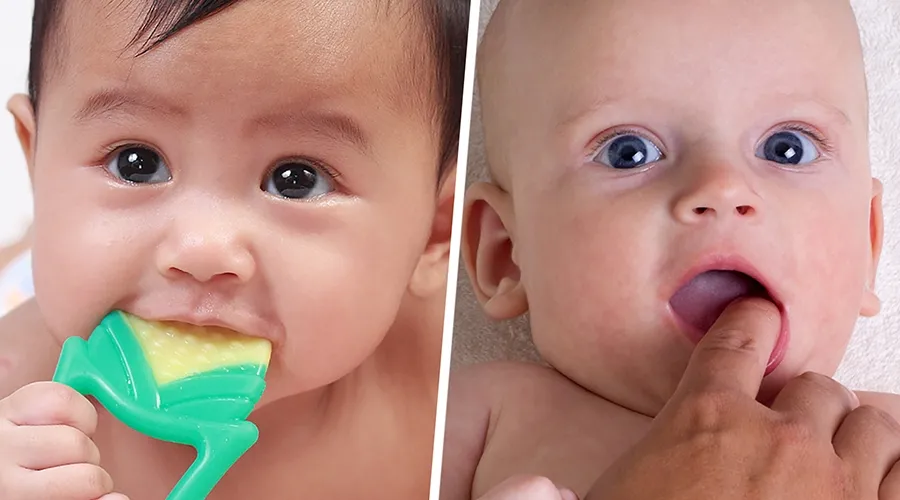 Recommendations and Nutrition that relaxing babies during teething